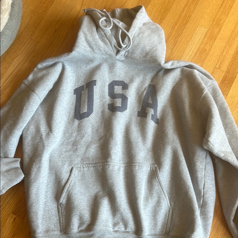 Gray USA Hoodie